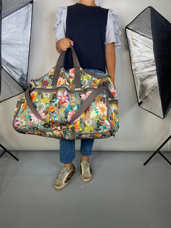 Bolsa De Hombro Multicolor Estampada