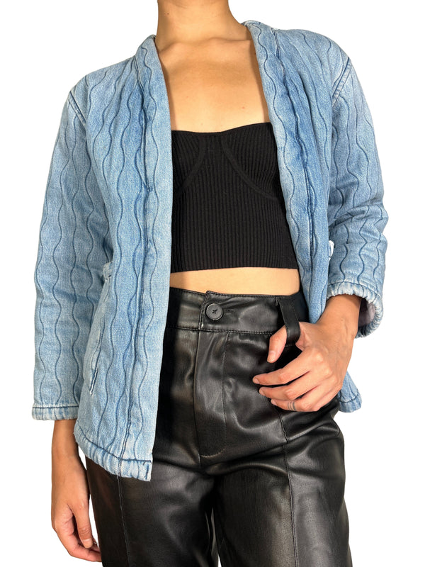 Chaqueta Denim Acolchada