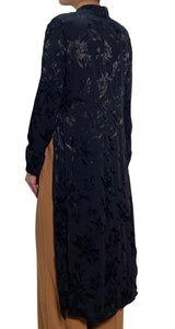 Kimono Negro Satinado