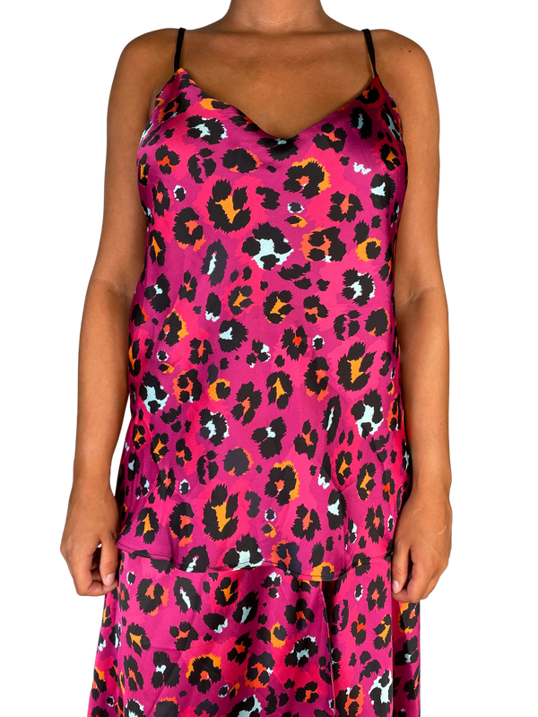 Blusa Fucsia Animal Print