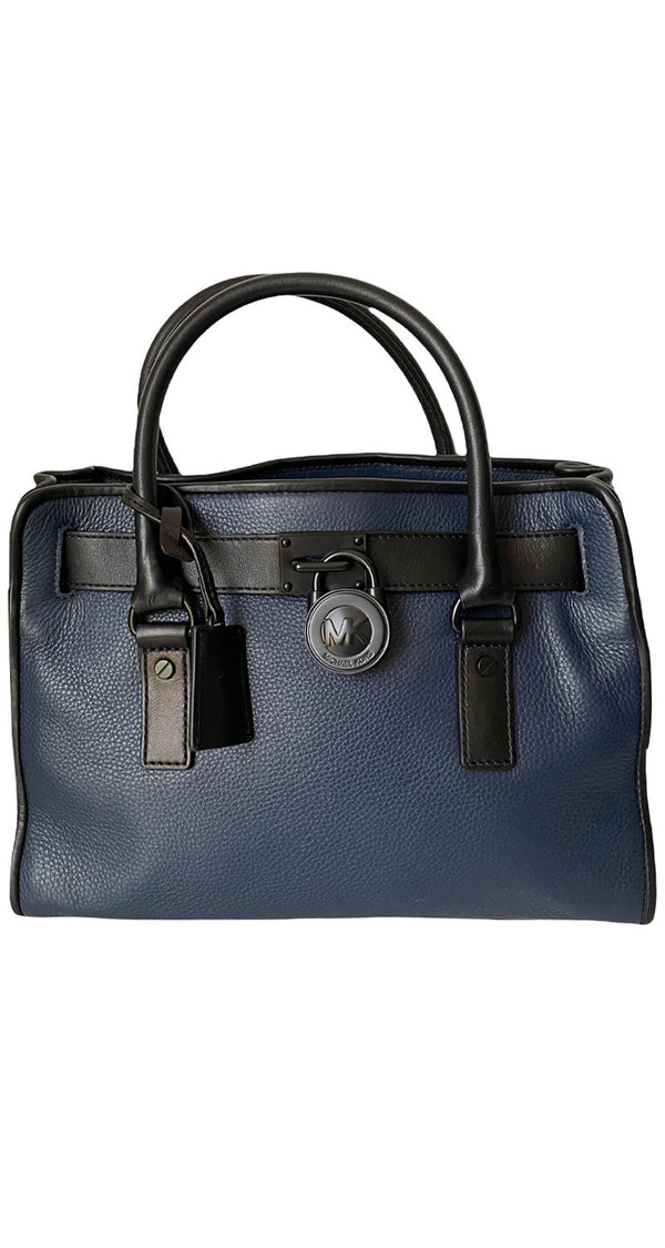 Bolso Azul Cadenas Negras