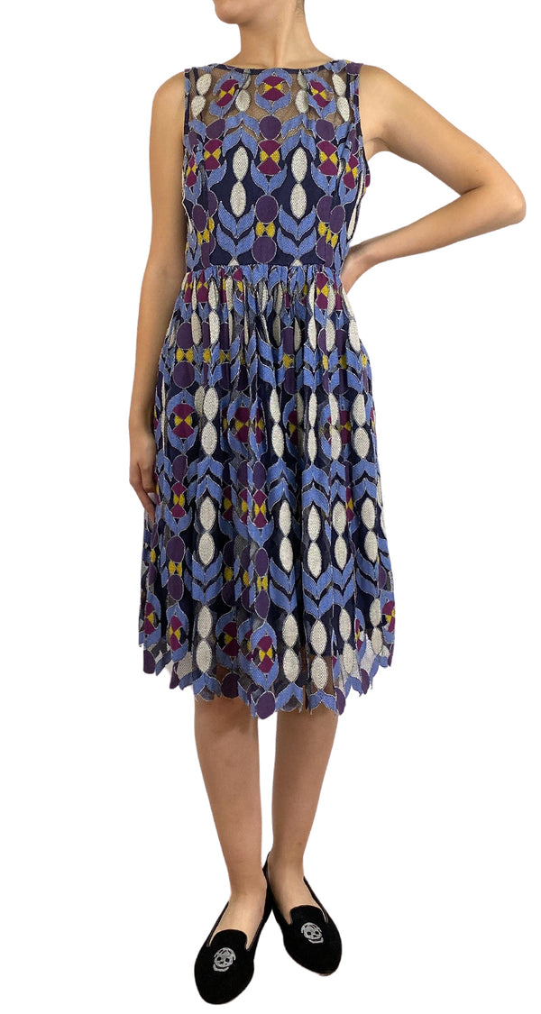 Vestido Midi Multicolor