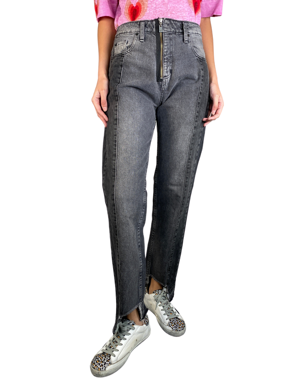 Jeans Mom Grey Ar