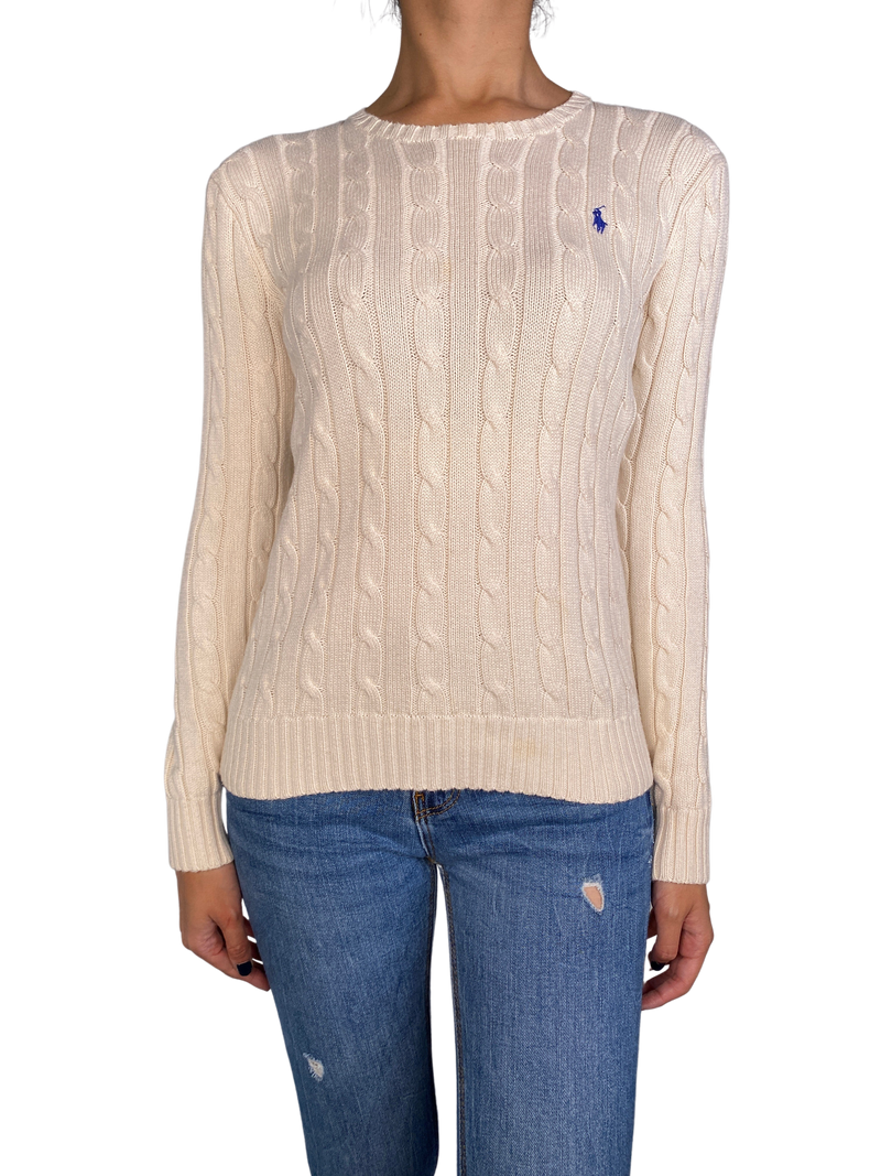 Sweater Blanco Tejido