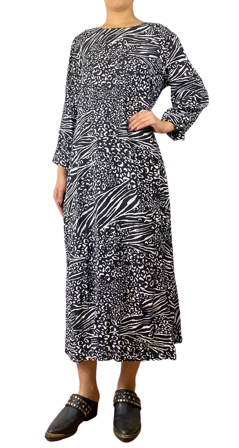 Vestido Maxi Animal Print