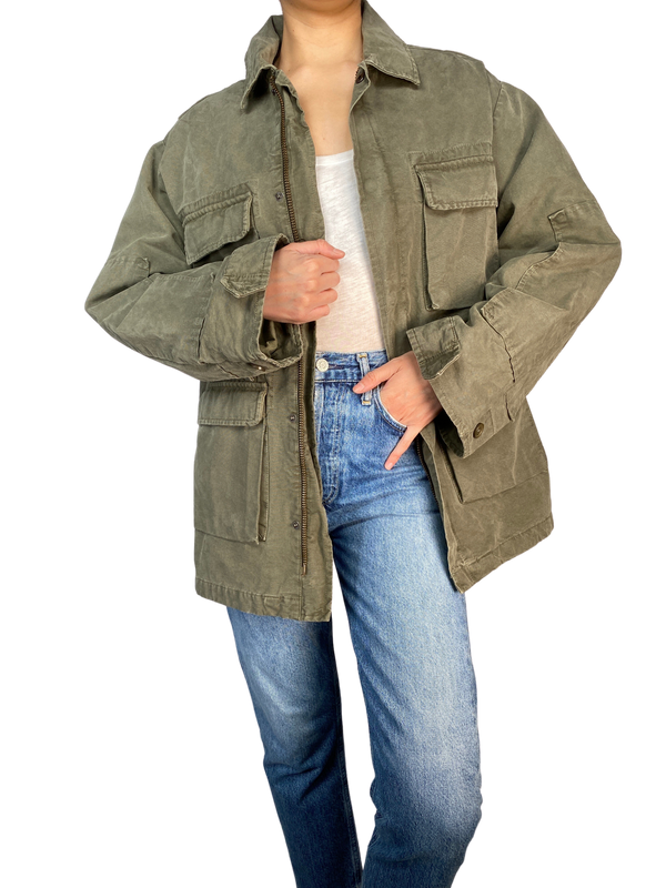 Chaqueta Verde Militar