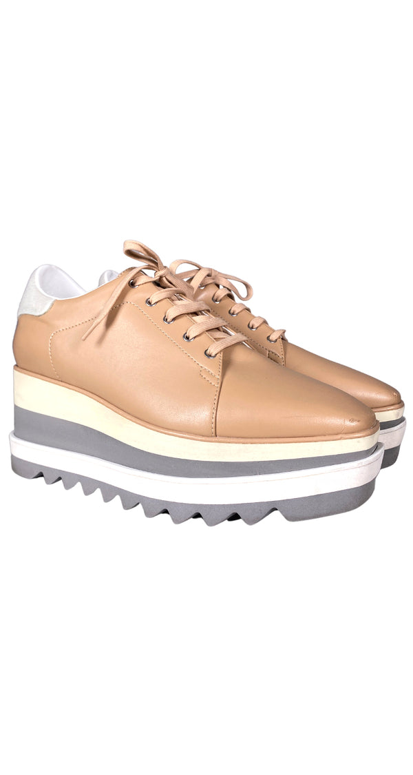 Zapatos  Platform Beige