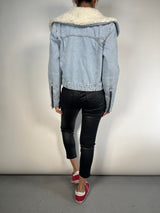 Chaqueta Denim Con Chiporro