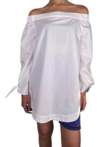 Blusa Blanca Strapless