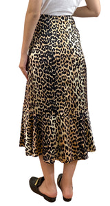 Falda Midi Animal Print