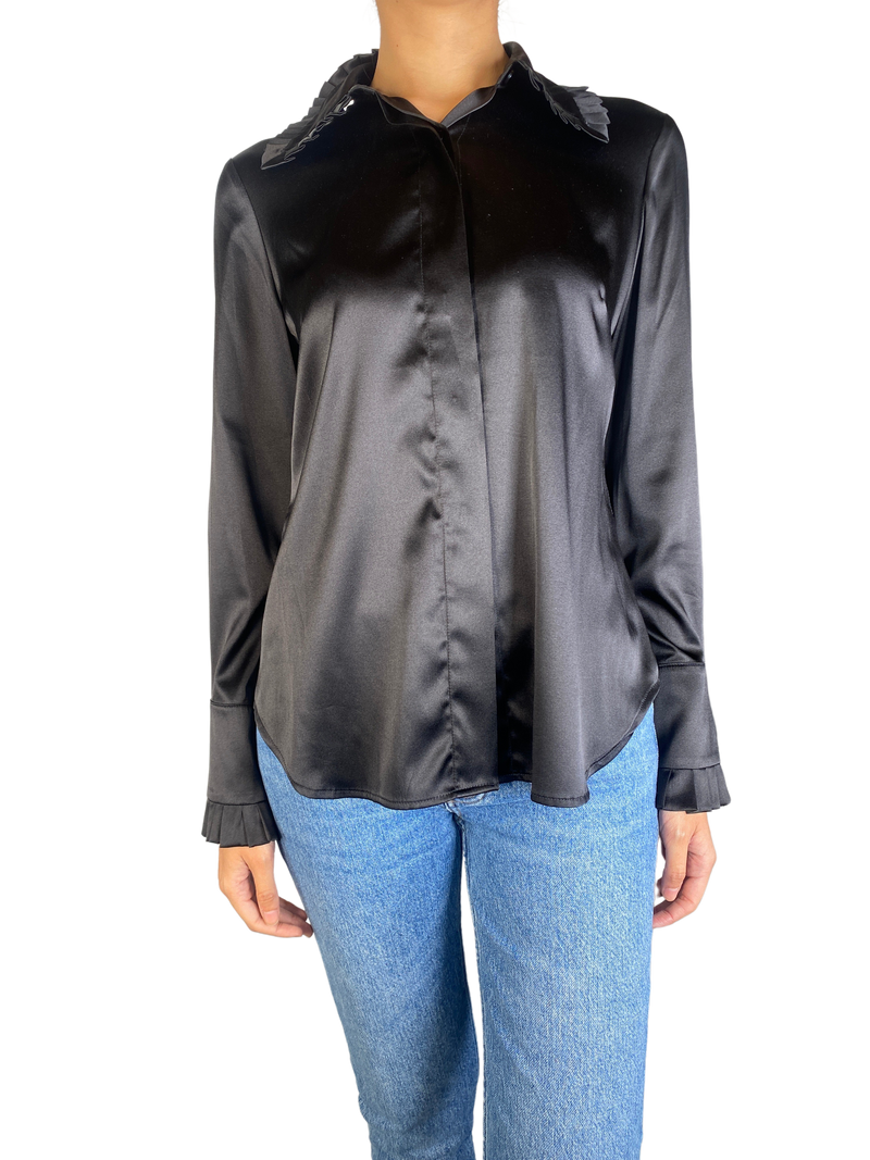 Blusa Seda Negra