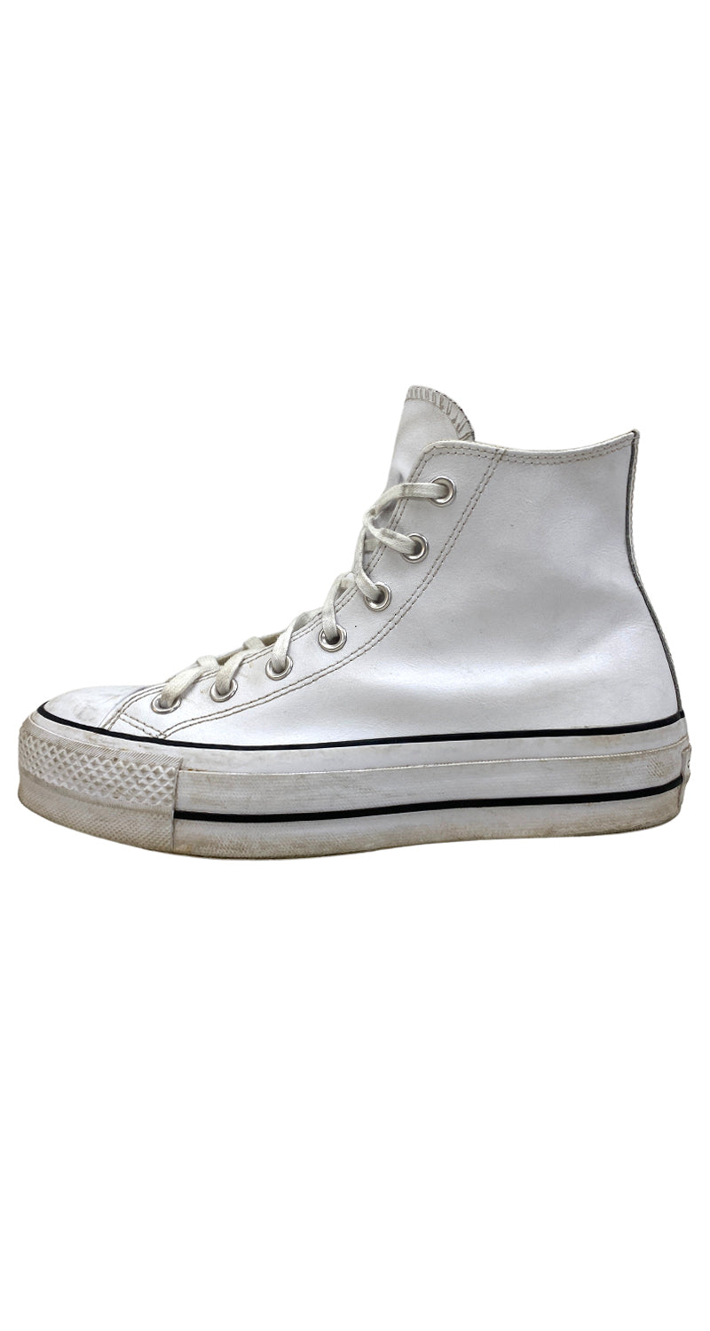 Chuck Taylor All Star Leather Platform High Top