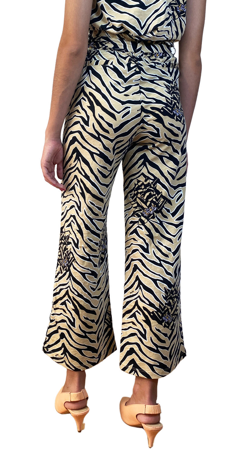 Jogger Beige Animal Print