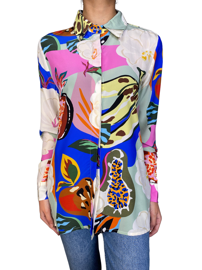 Blusa Tropical Seda