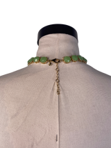 Collar Piedreria Verde Menta