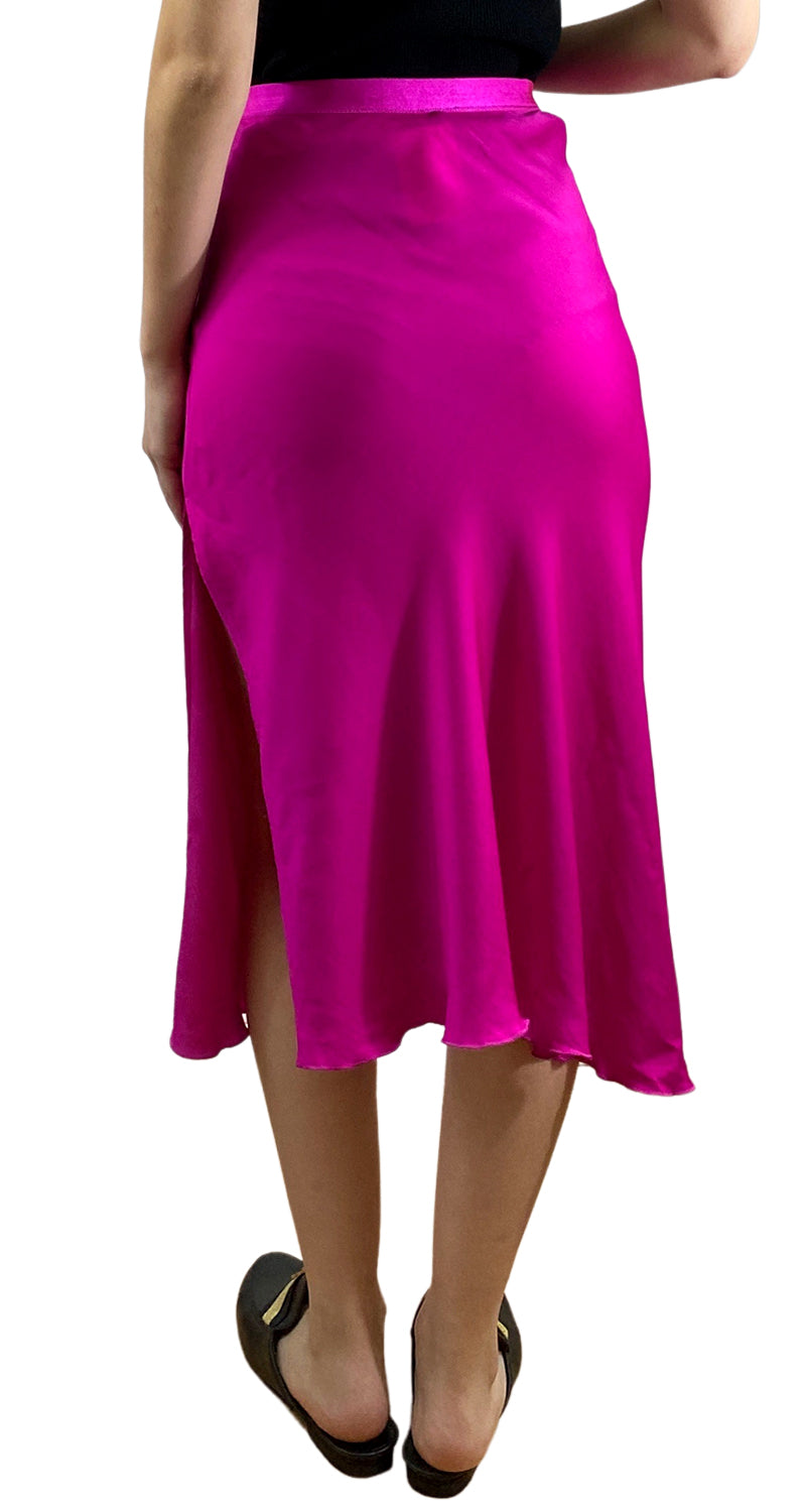 Falda Midi Fucsia