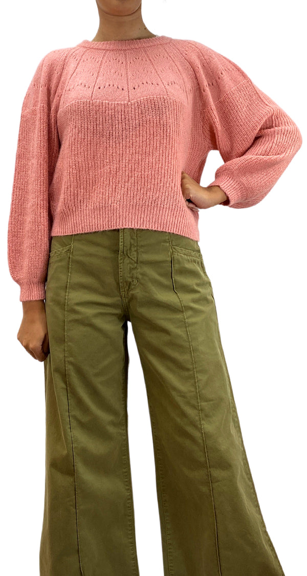 Sweater Tejido Rosado