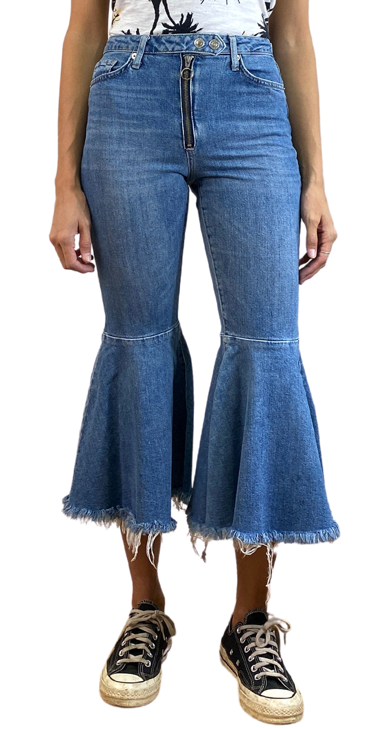 Pantalón Denim Palazzo