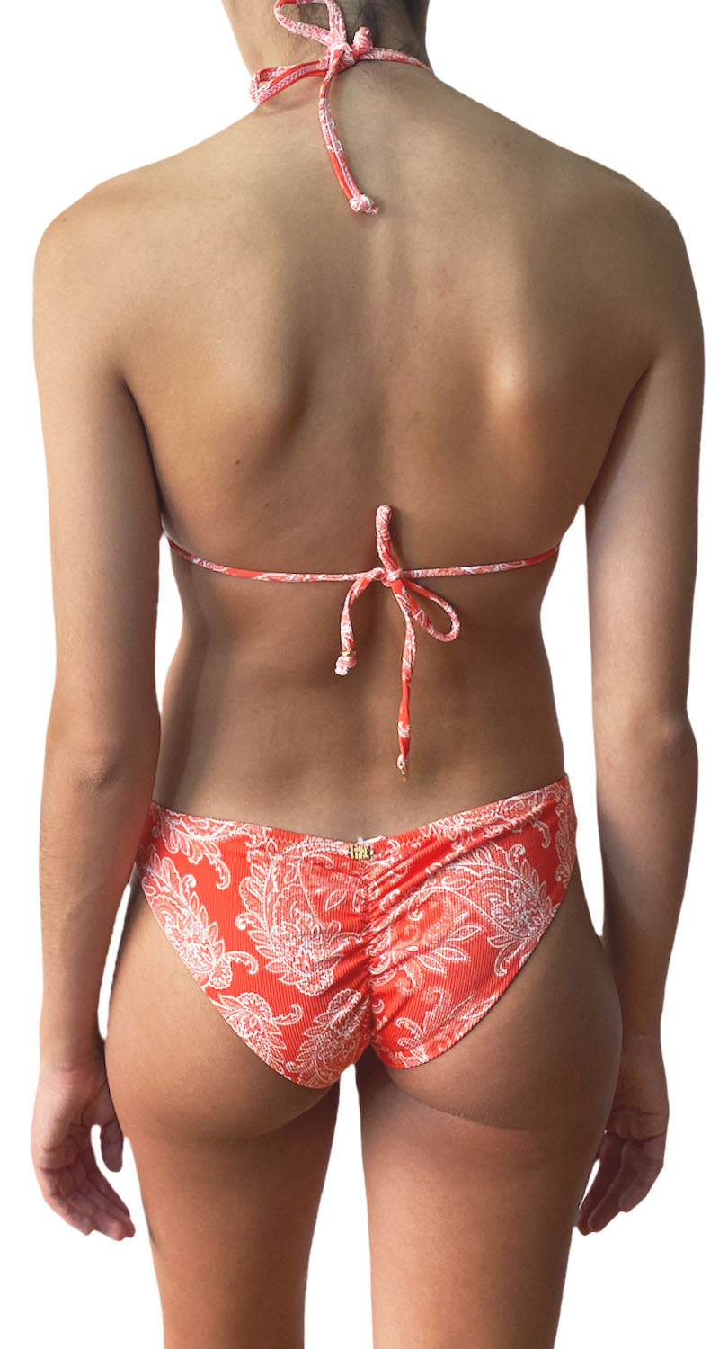 Bikini Paisley Rojo