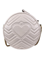 GG Marmont mini round shoulder bag