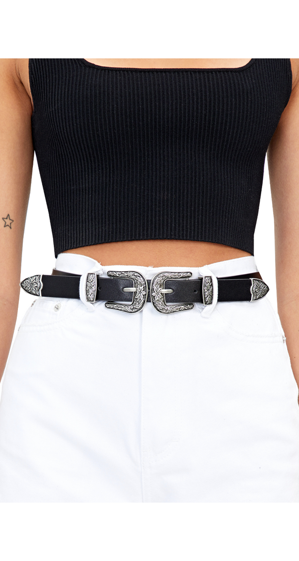 Double Buckle Belt