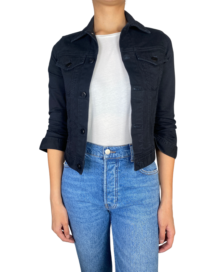 Chaqueta Denim Negra