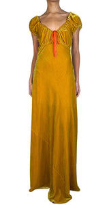 Vestido Velvet Amarillo