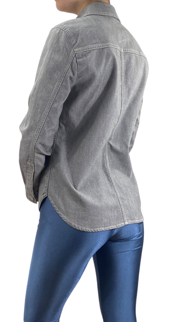 Camisa Denim Gris