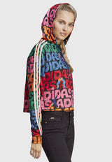 Polerón adidas performance Farm Hoodie Multicolor - Calce Holgado