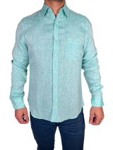 Camisa Lino Verde