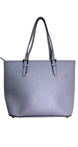 Bolso Cuero Gris