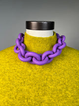 Collar Eslabón Lila