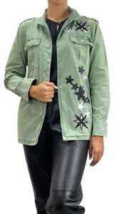 Chaqueta Denim Verde