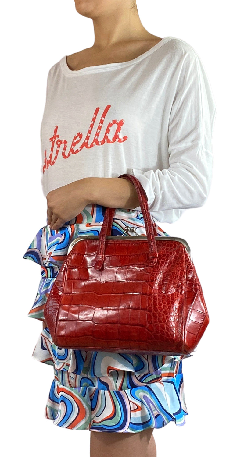 Bolso Rojo Snake