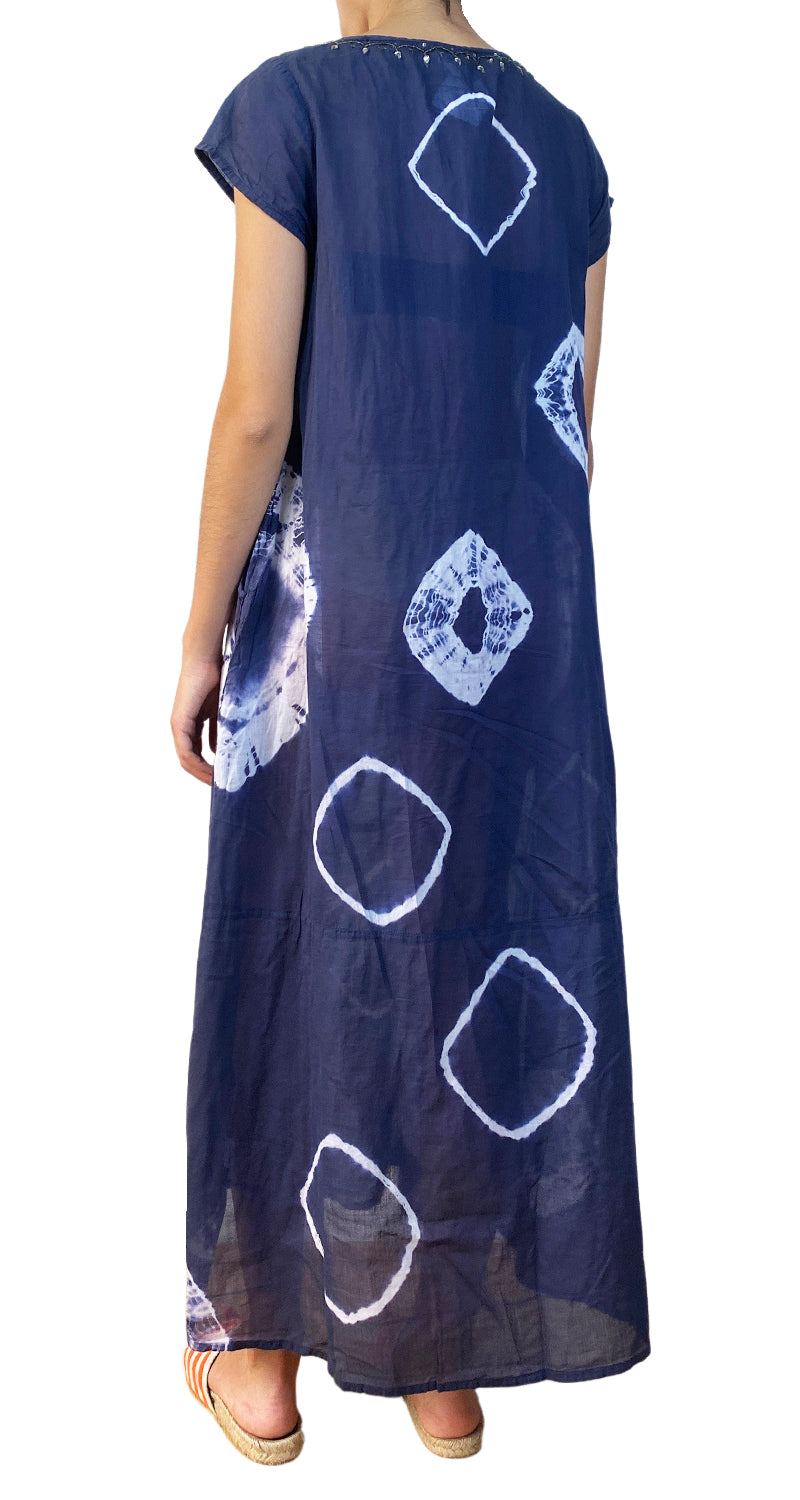 Vestido Azul Tie Dye