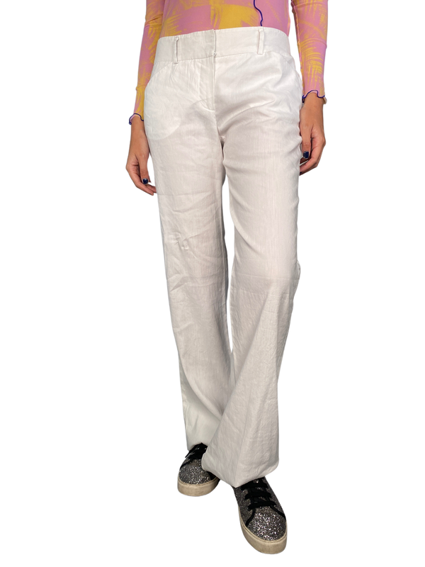 Pantalón Lino Blanco