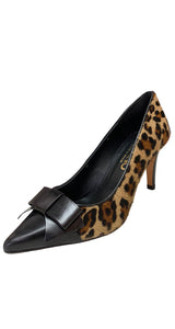 Zapatos Taco Alto Animal Print