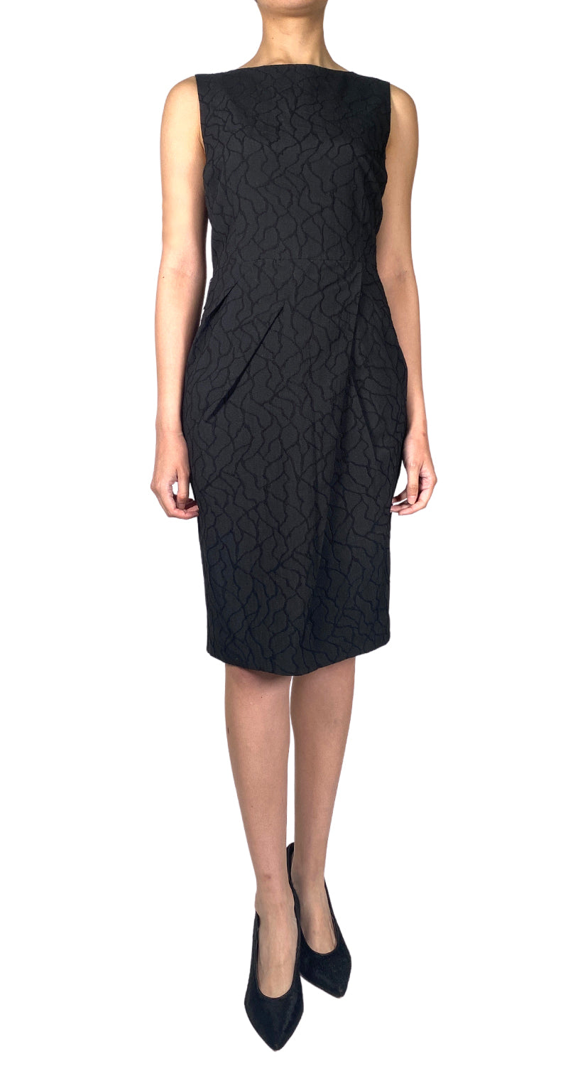 Vestido Negro Jacquard