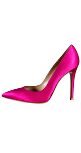 Zapatos Taco Alto Fucsia