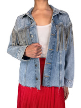 Chaqueta Denim Flecos