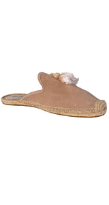 Alpargatas Beige Pompones