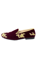 Mocasines Velvet Burdeo