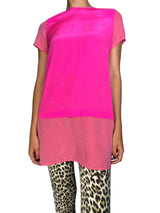 Blusa Seda Fucsia