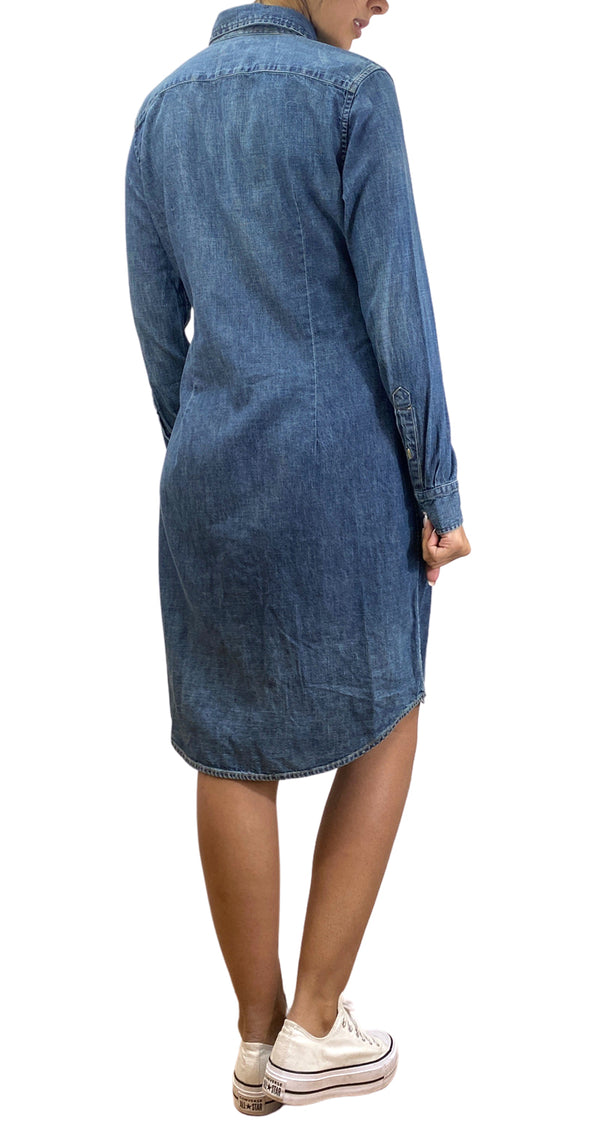 Vestido Camisero Denim