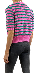 Sweater Botones Rayado