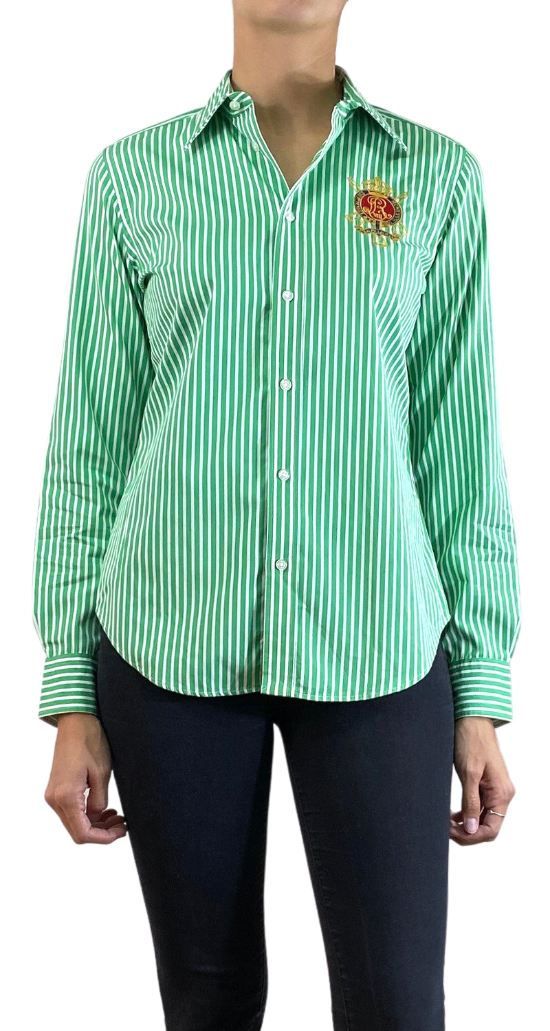 Camisa Rayas Verde