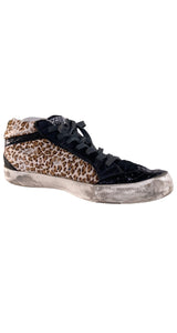 Zapatillas Miderstar de Cuero Animal Print