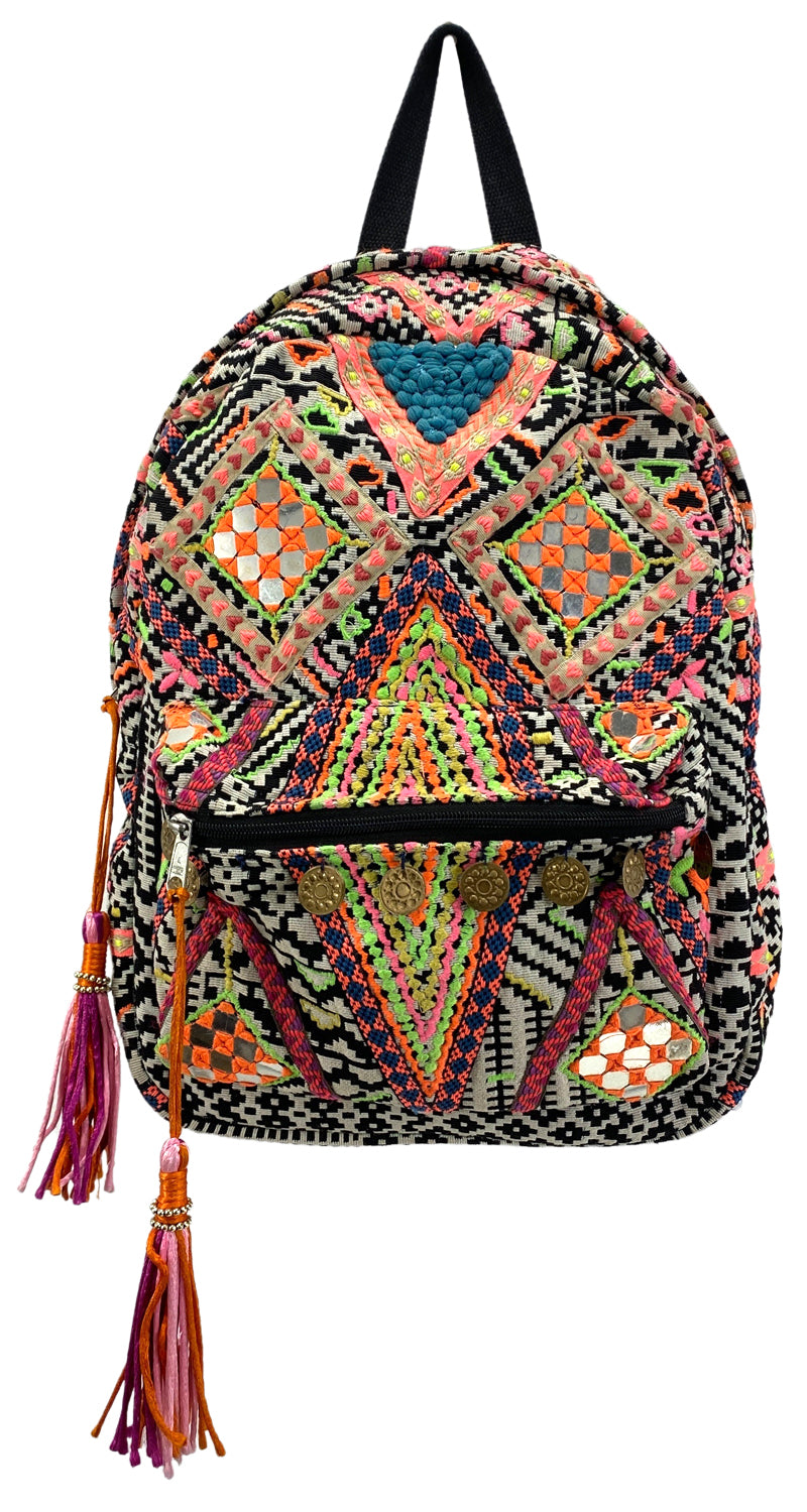 Mochila Bordada Multicolor