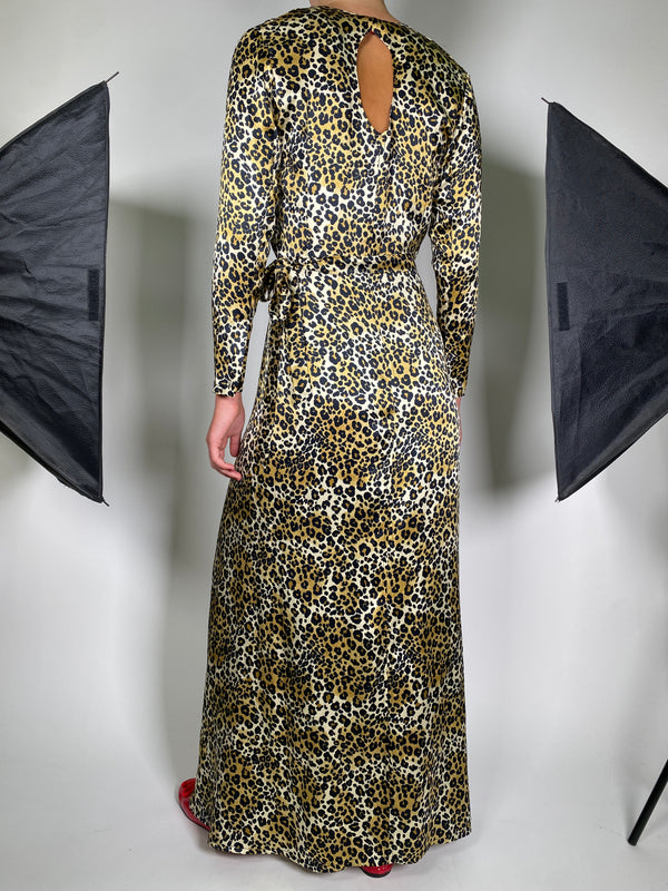 Vestido Seda Animal Print