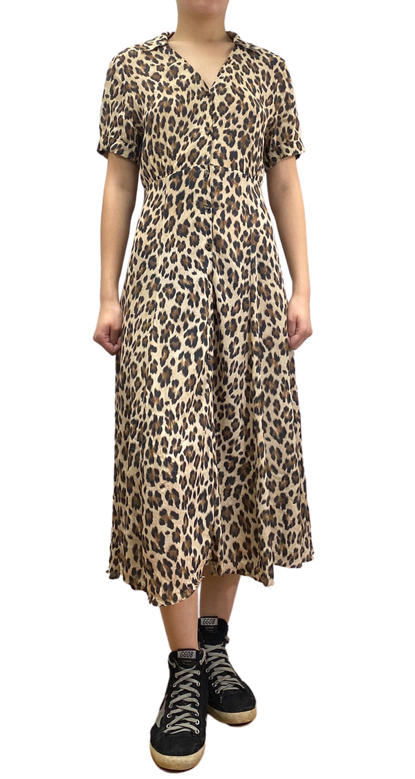 Vestido Camisero Animal Print